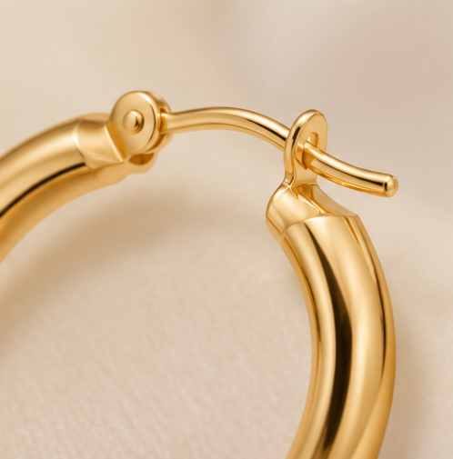 Classic Gold Hoop Earrings