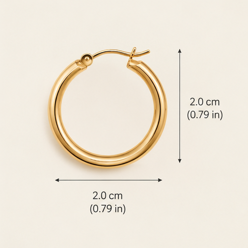 Classic Gold Hoop Earrings
