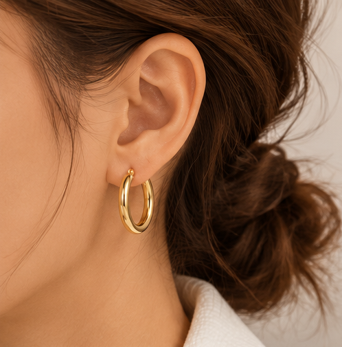 Classic Gold Hoop Earrings